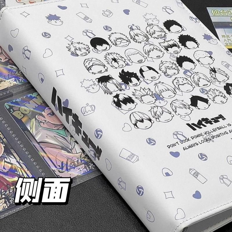 Haikyuu!! Chủ Thẻ Bằng Da, Thiết Kế Hoạt Hình, Kích Thước Nhỏ, Sách Lưu Trữ Dễ Thương, Bền, Thích Hợp Cho Học Sinh, Album Ảnh Giá Trị Cao, Phong Cách Ins 1