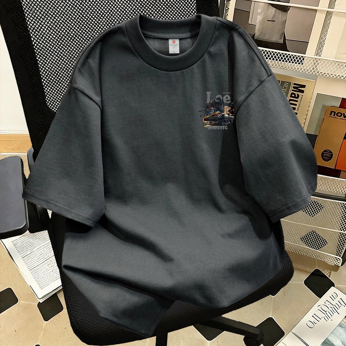 100% Katun Gaya Pakaian Kerja Retro Amerika, Kaos Lengan Pendek Motif Mobil Otot Retro, Garasi, Longgar, Kasual, Kerah Bulat, Unisex 100% Katun Gaya Pakaian Kerja Retro Amerika, Kaos Lengan Pendek Motif Mobil Otot Retro, Garasi, Longgar, Kasual, Kerah Bulat, Unisex