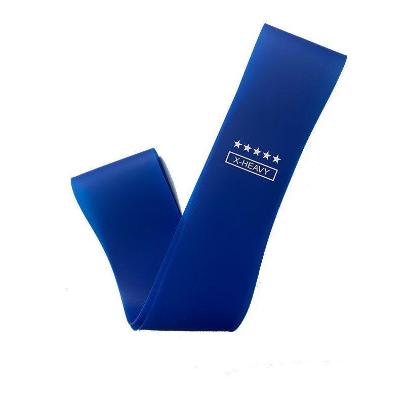 Product Introduction of Sports Elastic Band Blue Fitness Women's Tension Resistance Band Beginner Tight Squat Hip Elastic Force Circle Strain Relief Bushing 11