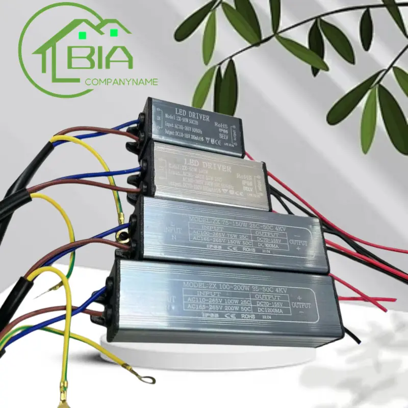 Bộ điều khiển LED không thấm nước, OIMG, Điện áp đơn, Nguồn điện, Có sẵn trong 8-30W, 50W, 100W, 150W, 200W, Công suất cao, AC175-265V, DC85-175V, Chống thấm nước IP66 0
