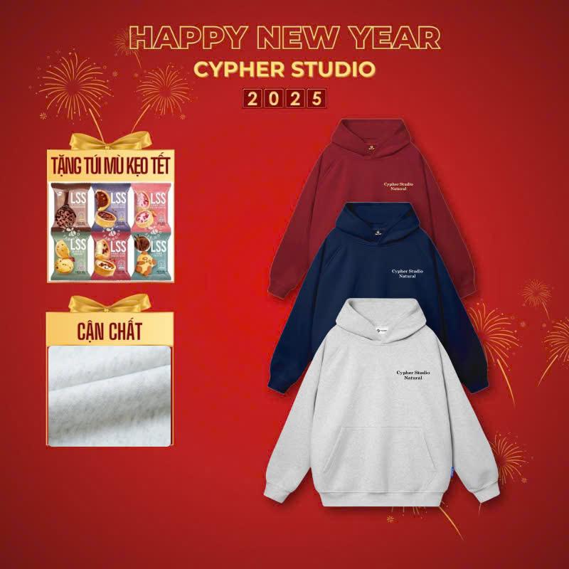 [Xả Kho] HD03 Bản Nâng Cấp Vải Nỉ Lông Cáo Áo Hoodie Mũ Bản To Nỉ Lông Cáo Mềm Mịn  Form Rộng NAM NỮ Kiểu Dáng Oversize