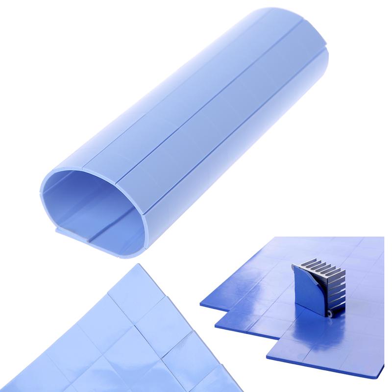 Thermal Pad 100x100x1mm Thermal Conductivity Non Conductive Heat Resistance Silicone Thermal Pads, for Laptop Heatsink 2