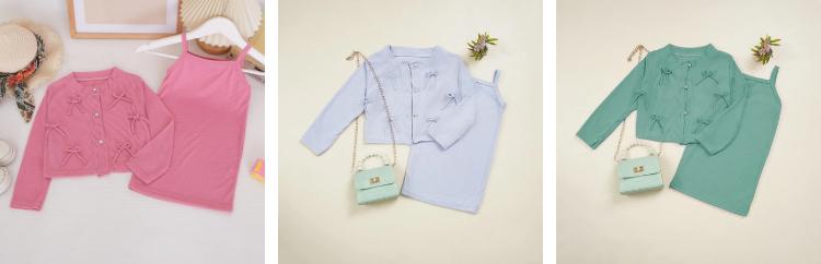 HANNA - Dress Anak Perempuan Villy 2in1 Dress + Outer / Cardigan Dress Anak Simple Style / Baju Anak HANNA - Dress Anak Perempuan Villy 2in1 Dress + Outer / Cardigan Dress Anak Simple Style / Baju Anak