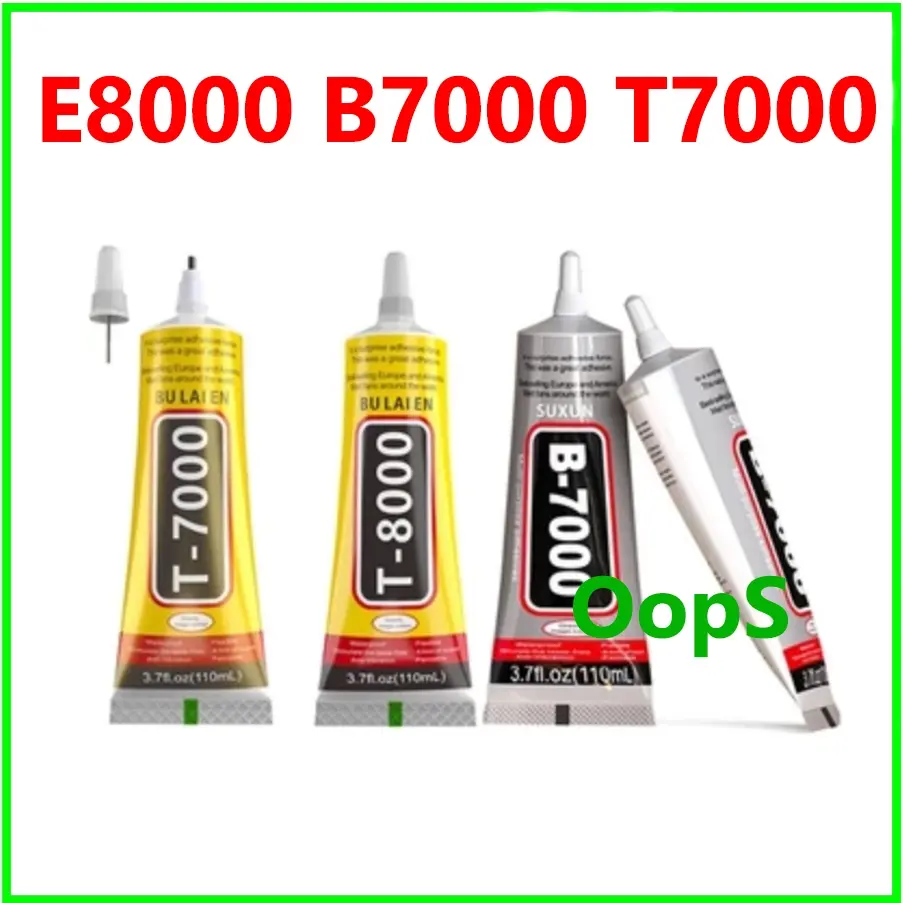 15ML 50ML 110ML E8000 B7000 T7000 Clear Contact Phone Repair Adhesive Universal Glass Plastic DIY Glue With Precision Applicator