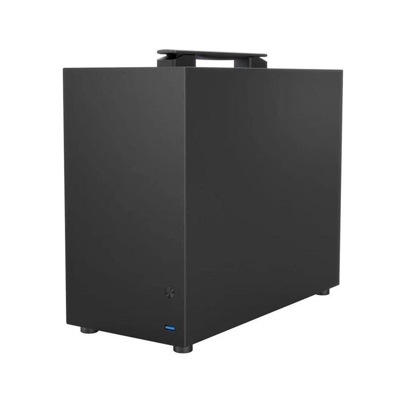New Mini Convenient Portable Small Chassis MATX E-Sports Desktop Small Chassis Tempered Glass Side Transparent 4