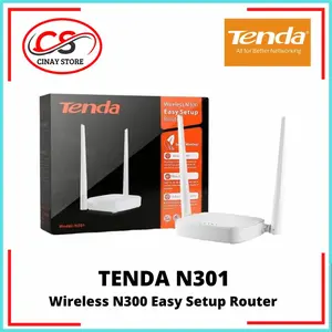 Tenda N301 Wireless Router Easy Setup 2 Antenna