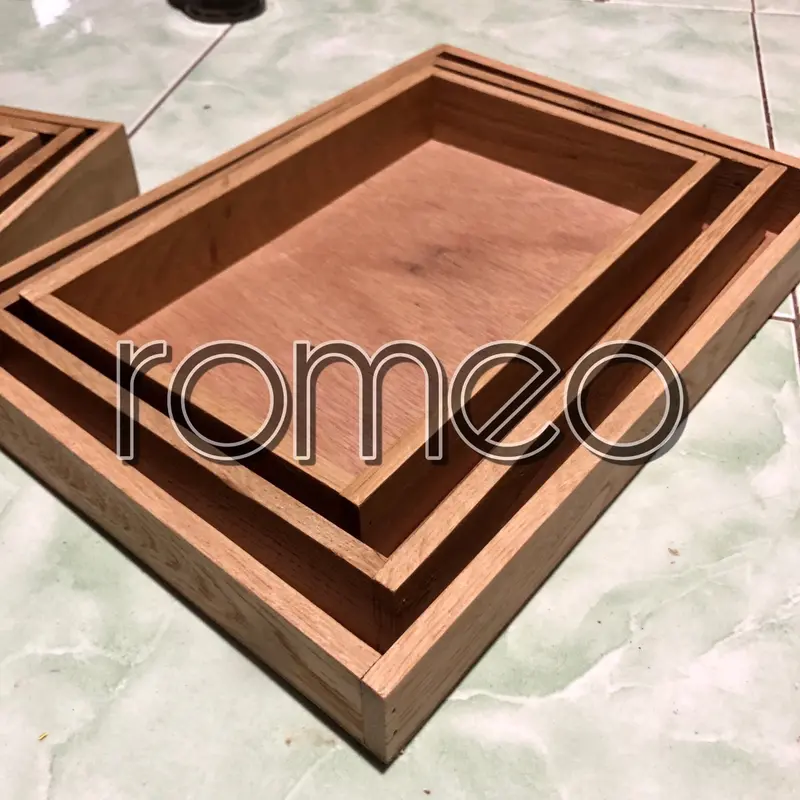 Kotak Seserahan Kayu Kotak Style Rustic Dgn Tutup Mika Hantaran Pernikahan 4
