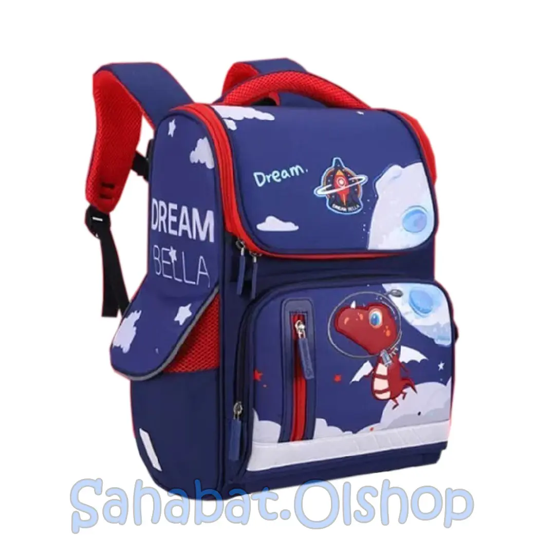 Tas Anak Sekolah Laki Dino Astro TK/SD