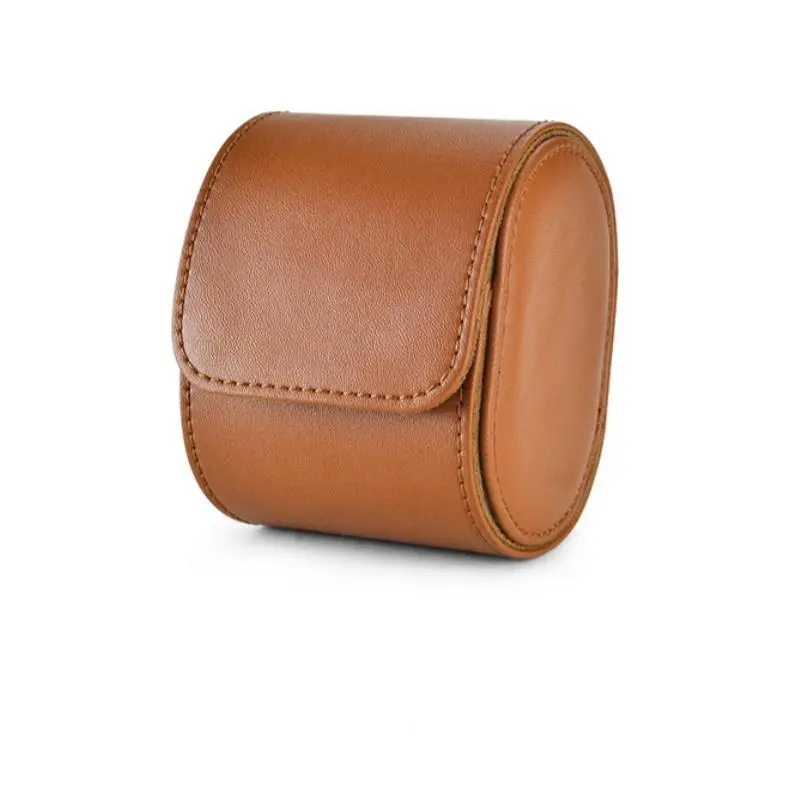 Portable Watch Storage Box, 1 Count PU Leather Watch Organizer, Watch Storage Box for Jewelry, Home Organizer for Travel 7