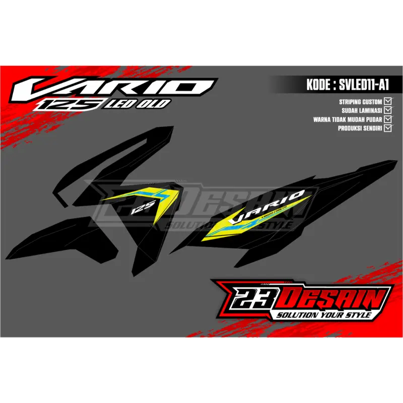 striping vario 125 led old motif gen2 malaysia striping vario new striping click malaysia sticker malaysia vario led old striping vario 125 2023 SVLED11 Motorcycle 0