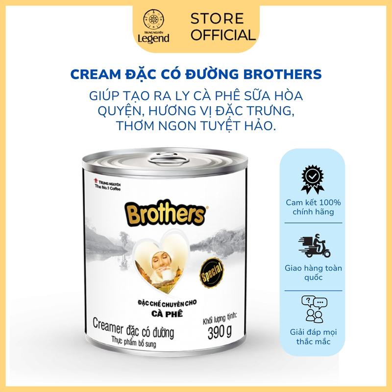  COMBO 6 Lon Sữa đặc có đường Brothers 