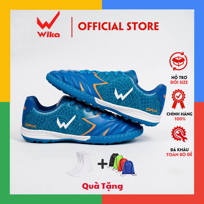 Giày Đá Bóng Wika Dragon X Hoàng Đức (Tặng Balo +tất đệt kim ) Sneaker Sport Tập Thể Dục Giày Thể Thao Đá Banh Tiger giay  bong