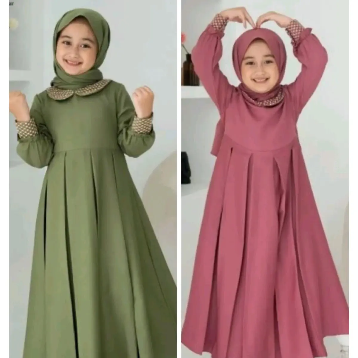 Helena kids dress/dress anak perempuan umur 5-13 tahun/baju lebaran anak model 2024