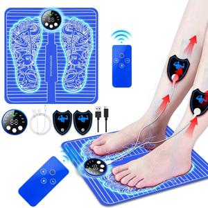 Foot Massage Pad, Electric Foot Massager, USB Recharging Foot Massage Mat, Professional Foot Massage Device for Home & Travel