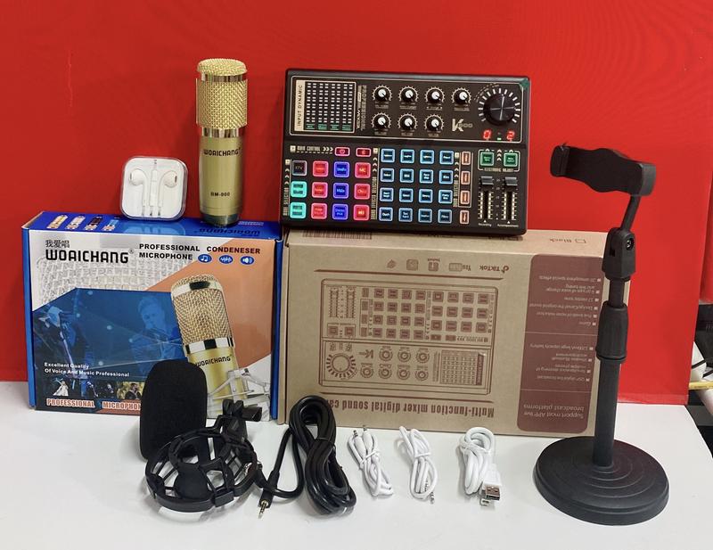Product Introduction of sound card k300  bm900 màu vàng 0