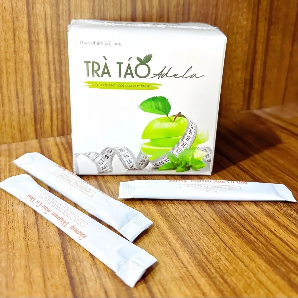 Trà Táo - 1 Hộp 12 gói tặng vitamin rau củ