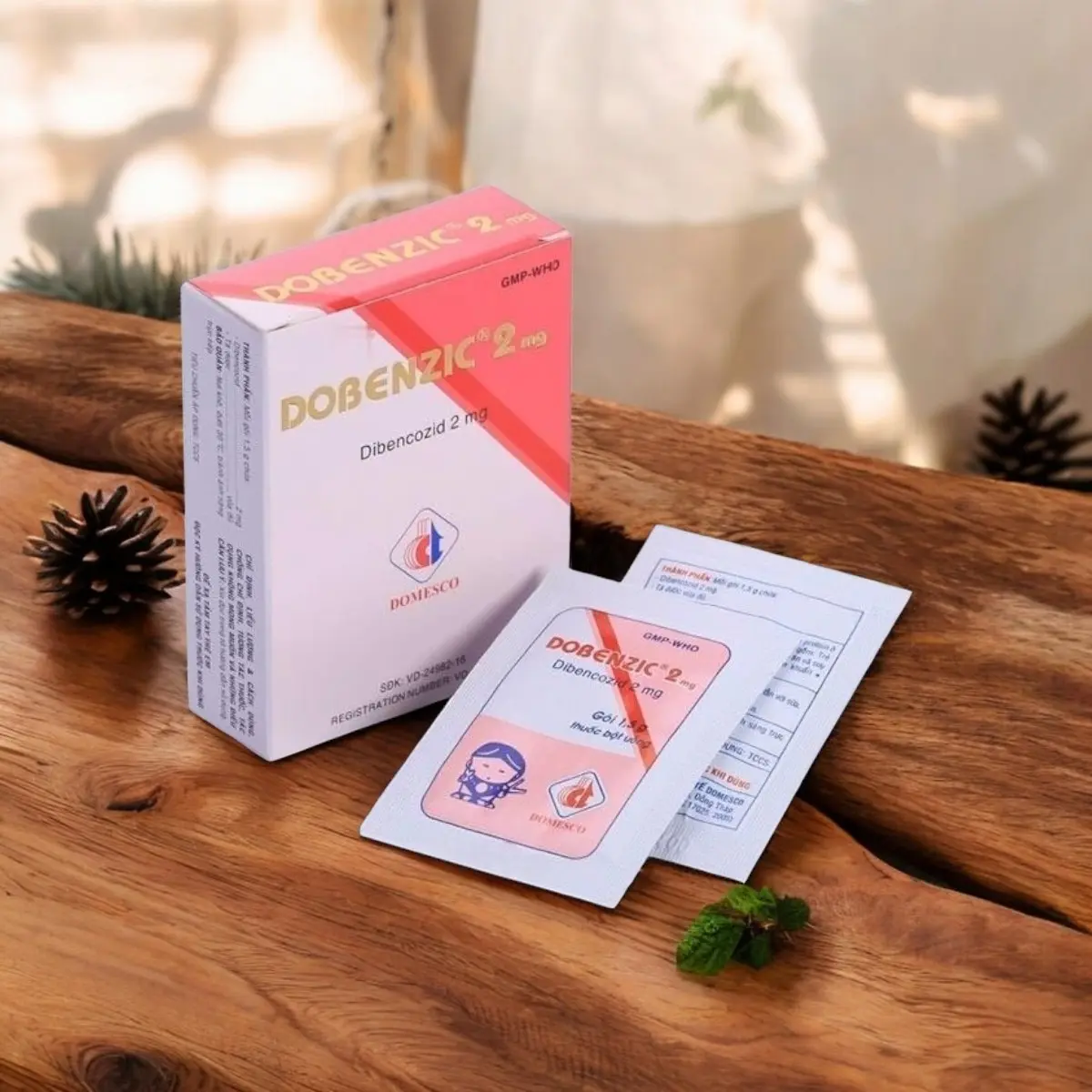 Dobenzic 2mg giúp kích thích trẻ em ngon hơn và tăng cường đề kháng, miễn dịch (10 gói x 1.5g)