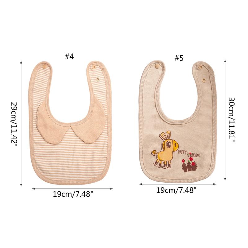 Product Introduction of Soft Double Layers Natural Cotton Saliva Towel Baby Feeding Bib Scarf Newborn Infants Burp Cloth Washcloth Handkerchief Shower Gifts 0