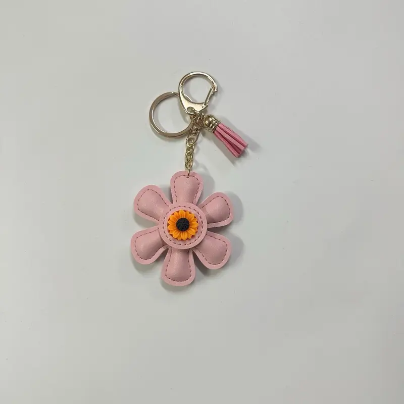 Charm hoa nhuỵ vàng MÓC TREO túi xách -PK02 3