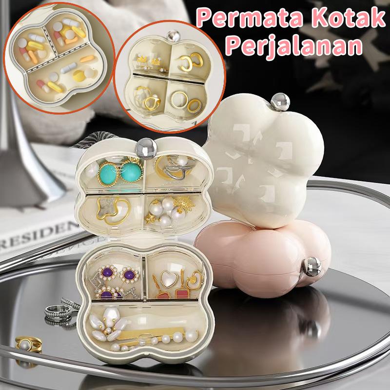 Product Introduction of Vinnatsu Pill Box Mini Segel Kotak Obat Travel Case Jewel Daily Pill Box/Kotak Tempat Obat 8 Sekat Kotak Pil Tahan Air/Permata Kotak Perjalanan 3