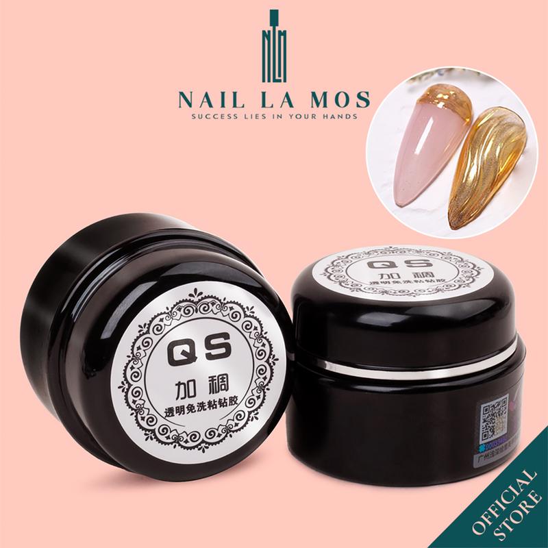 Gel vẽ nổi QS chính hãng trang trí móng 20ml - Gel đa năng chất đặc vẽ hoa thủy tinh vẽ chà tráng gương tạo hình nail