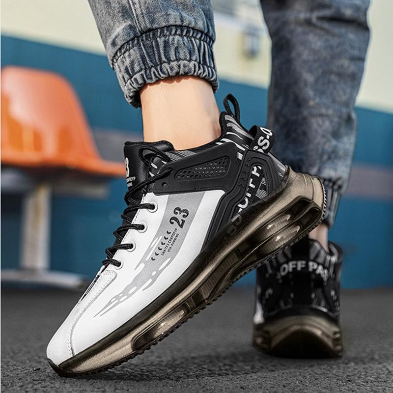 Product Introduction of Fashionable Men's Shoes: Air Cushioned Sneakers for Casual and Sports Shock-absorbing Sports Versatile Running Shoes Athletic Trainers 7