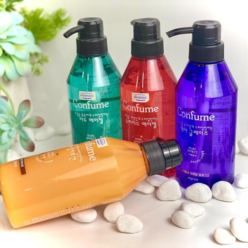 Gel Giữ Nếp Tóc Xoăn Confume Hair Welcos giữ nếp tóc mềm tạo kiểu giúp giữ lọn cho tóc uốn, tóc xoăn chính hãng Hàn Quốc Nữ Women