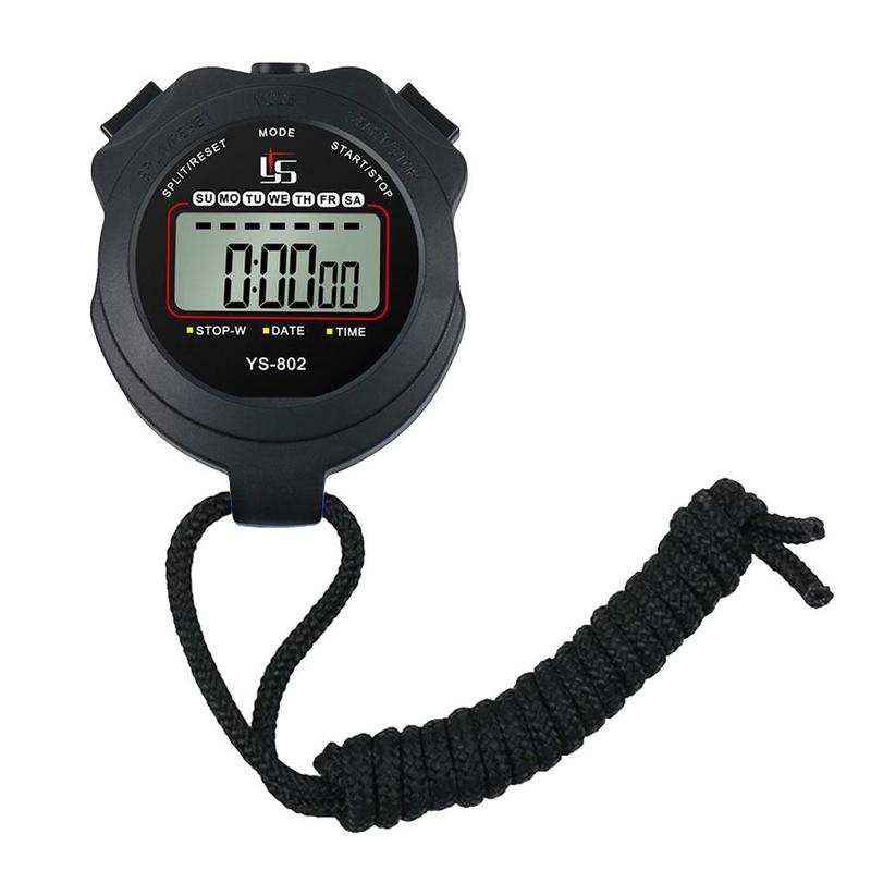 Product Introduction of Digital Stopwatch Sports Alarm Clock Running Timer And Code Referee Track Table Fitness W9E6 22