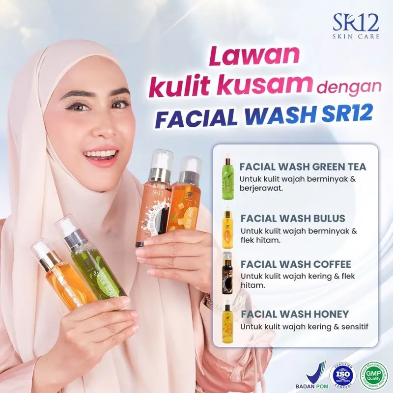 Facial Wash Bulus SR12 100 ml Sabun Cair 5