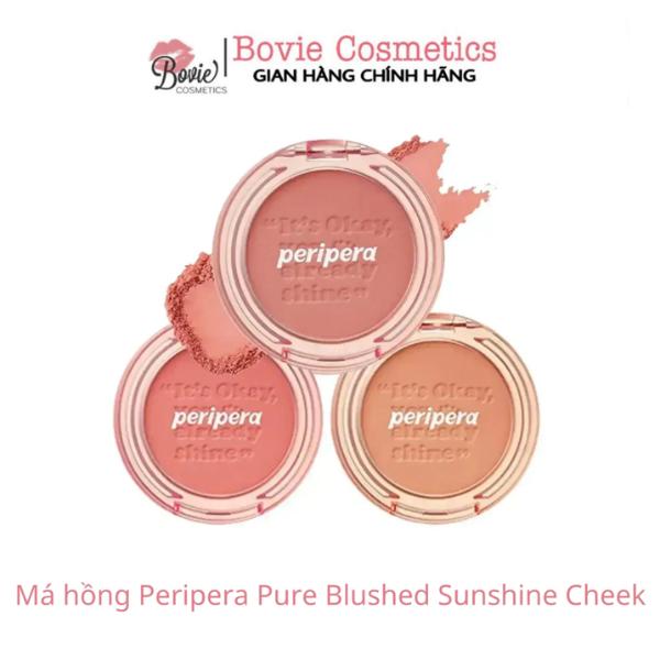 Phấn Má hồng Peripera Pure Blushed Sunshine Cheek 4.2g