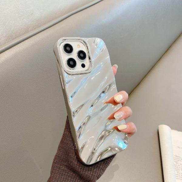 Product Introduction of Three-dimensional pleated wavy pattern for Apple 15promax/15pro/15/14/14 promax/14pro/13promax/13/13pro/12/12promax/12pro/11 mobile phone case 13