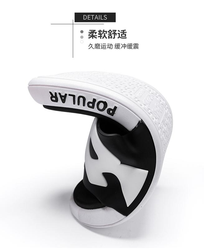 Product Introduction of Dép Lê, Phong Cách Hàn Quốc, Hàng Mới Về 2024, Dép Nam Mùa Hè, Phong Cách Cặp Đôi, Ngoài Trời, Đế, Chống Trượt, Có Thể Đeo Được, Hợp Xu hướng, Giày Nam 9
