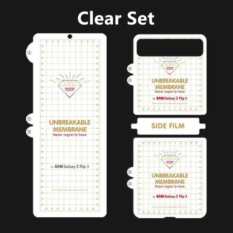 Bảo Vệ Màn Hình Bao Phủ Toàn Bộ Mềm, Dành Cho Samsung Galaxy Z Flip 5 Và Z Flip3, Phim Hydrogel Trước Và Sau Linh Hoạt, Tương Thích Với Samsung Z Flip2 Và Z Flip1, 6 Trong 1 Phone Phụ Kiện Phone Phụ Kiện 0