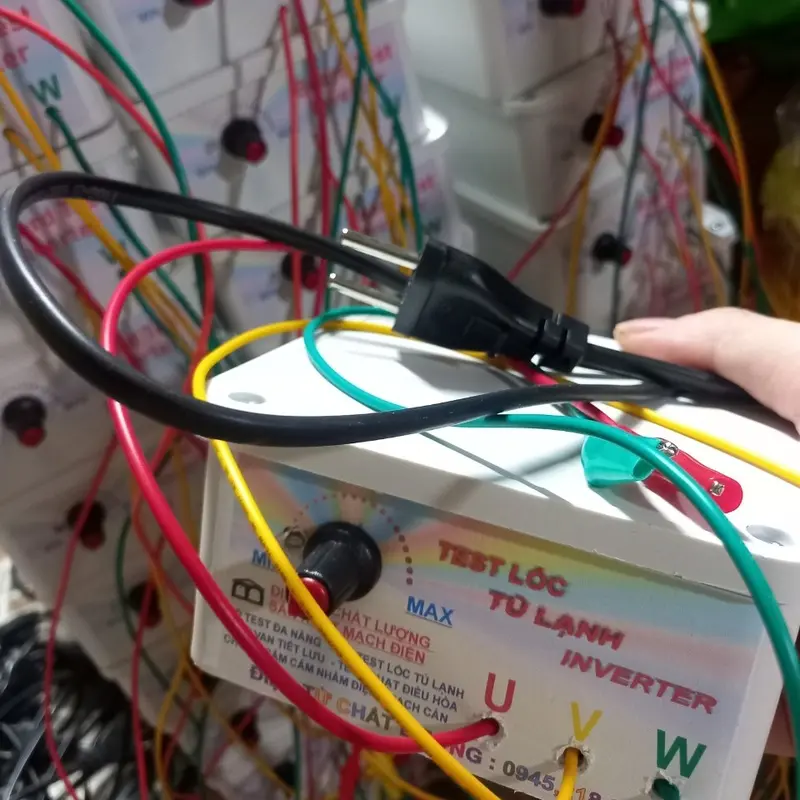 Test lốc tủ lạnh , Board test inverter , kiểm tra lốc tủ lạnh, test tủ lạnh có gas 1