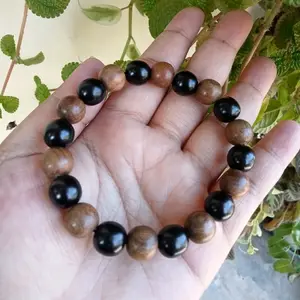 gelang Bidara & kelor hitam 10mm