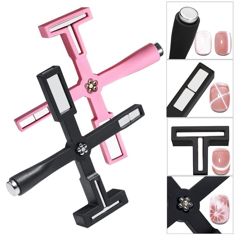 5 in 1 Nail Art Tool, 1 Count Multifunctional Nail Art Magnet, Cat Eye Magnets, Portable Nail Art Tool for Women & Girls 3