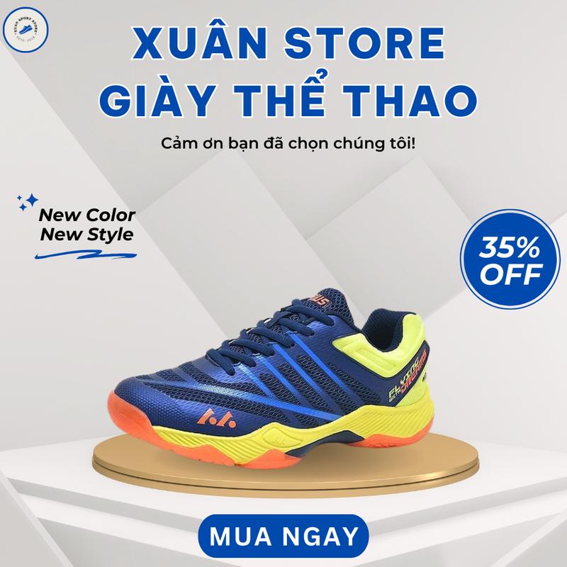 Giày cầu lông Lefus L026- có tấm carbon ổn định đế- nhẹ , bám sân, Unisex, Thoải mái - hàng phân phối chính hãng Sneaker Sport