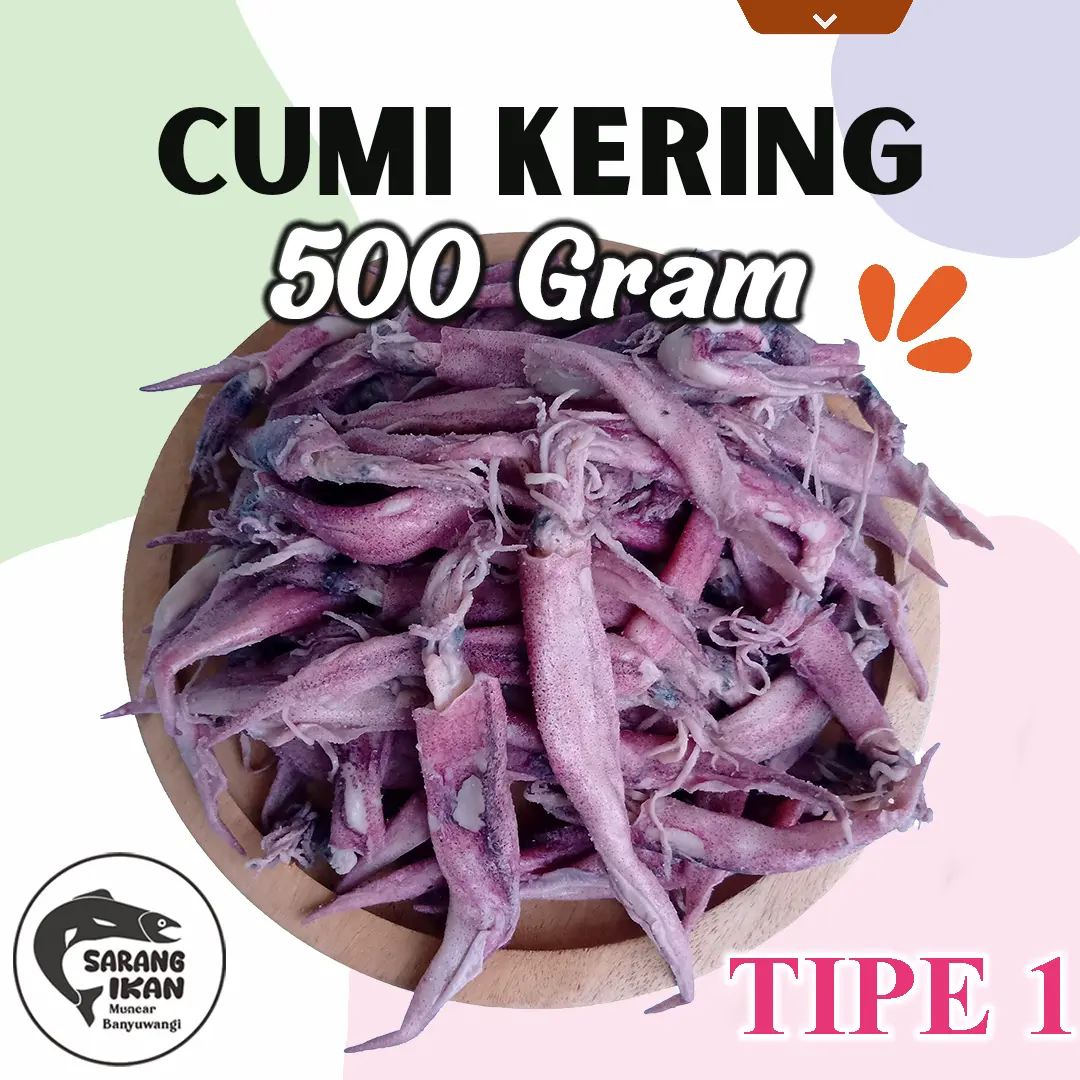 CUMI PEN ASIN / BABY CUMI ASIN Kemasan 500 gram Kering Food