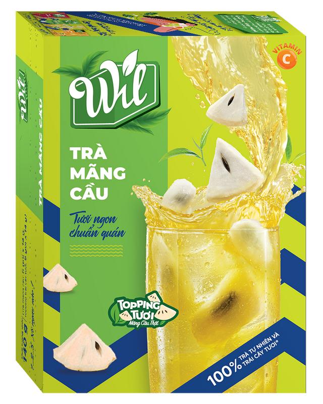 Combo 6 trà Wil trà trái cây tươi thanh nhiệt trà dâu mãng cầu chanh đào ổi kim quất