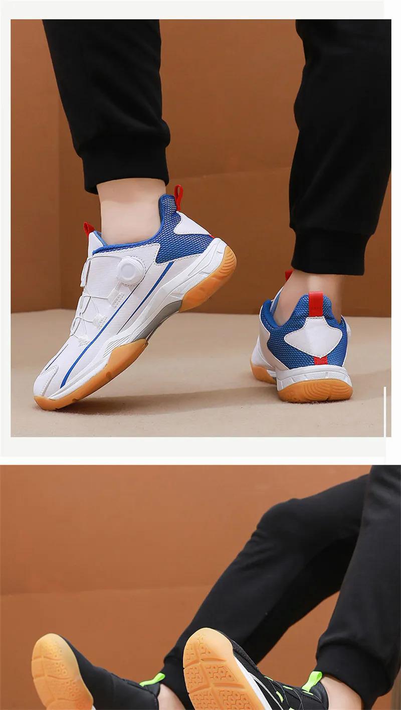 Product Introduction of 2023 New badminton shoes for men sport running shoes men's fashion casual sneakers hard-wearing anti-slippery shoes White Tiger badminton shoes size 35-46 32