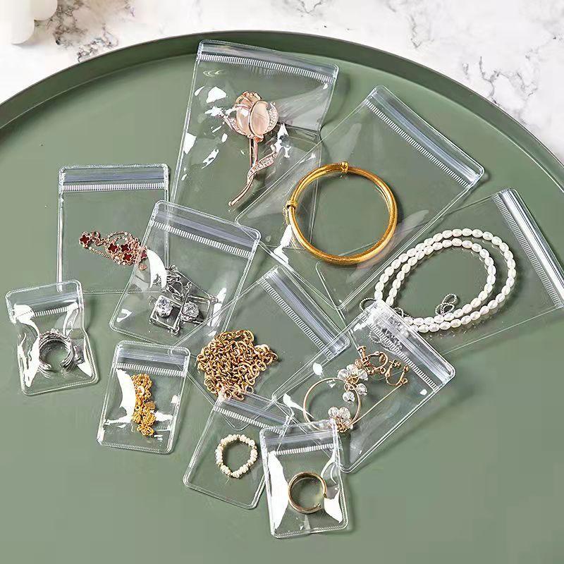 Product Introduction of PVC Transparent Jewelry Envelope Bag Earrings Jewelry Buggy Bag Jewelry Collectables-Autograph Bracelet Ziplock Bag Packaging Bag Manufacturer 0