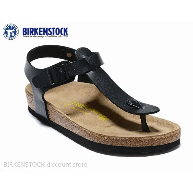 Birkenstocks Kairo Men/Women Classic Cork Matte Black Sandals 34-45