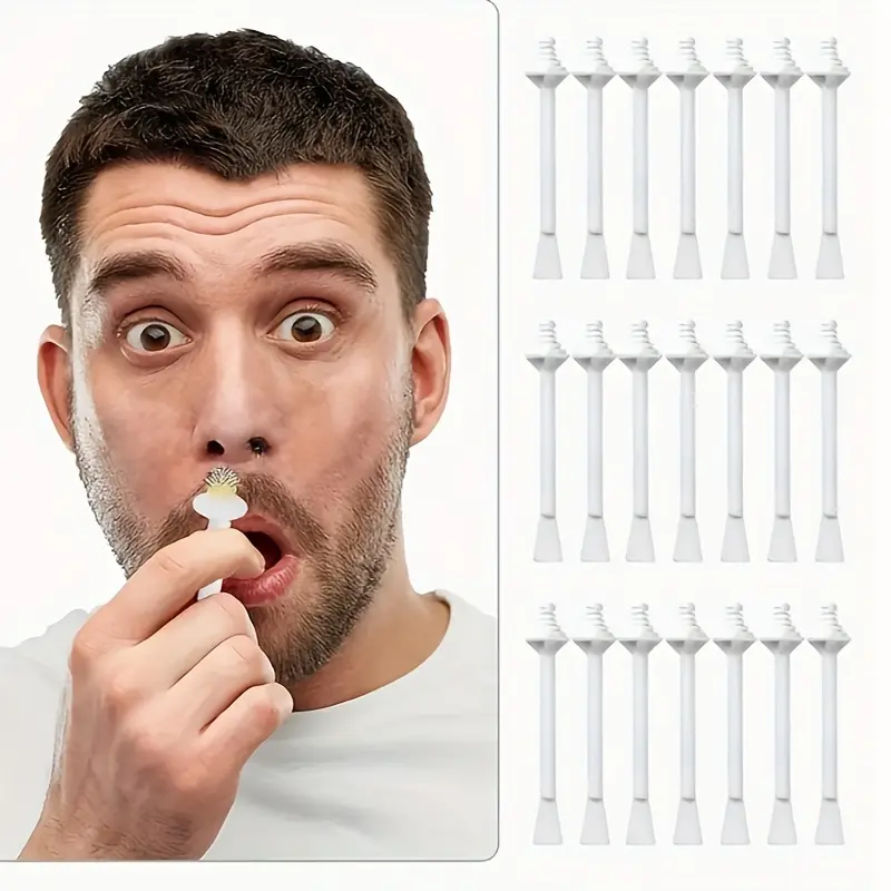 Que Sáp Lông Mũi Không Gây Dị Ứng, 50 Chiếc, Để Tẩy Lông Dễ Dàng, Hoàn Hảo Cho Mũi, Lông Mày Và Các Vùng Nhỏ Waxing Cạo Râu 0