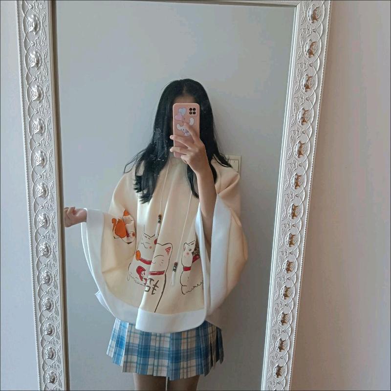 Áo choàng mèo thần tài loli 9