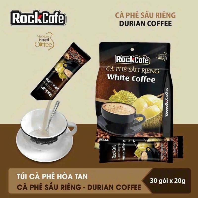 Cà Phê Sầu Riêng Rock Cafe Bịch Gồm 30 Gói x 20g