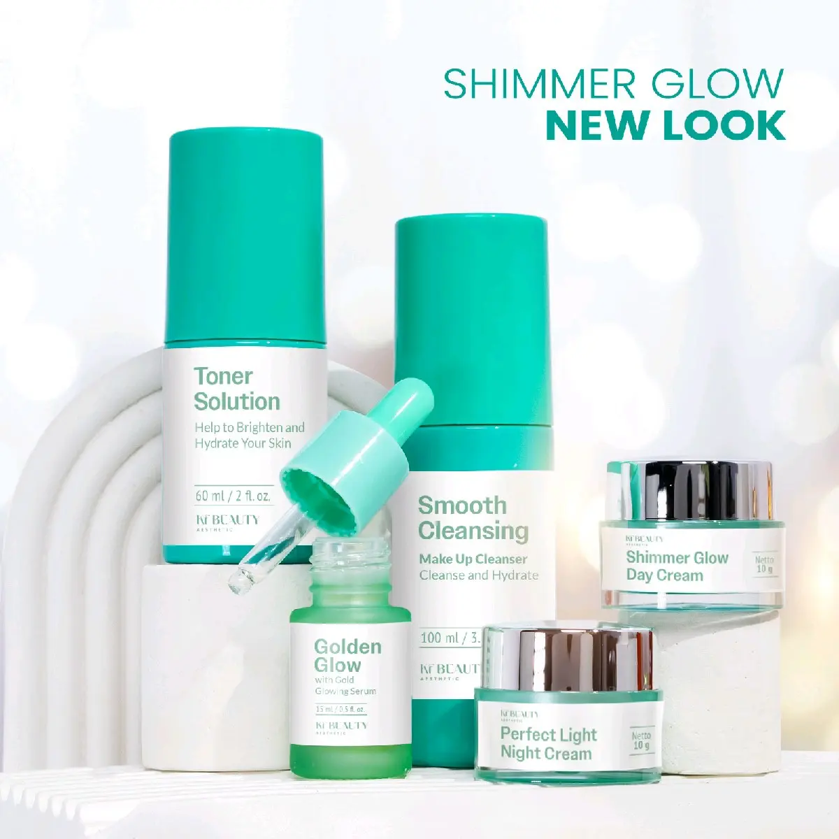 NEW FORMULA SHIMMER GLOW(TERBARU) Pemutihan Semua Jenis Kulit Mencerahkan Kusam Berjerawat