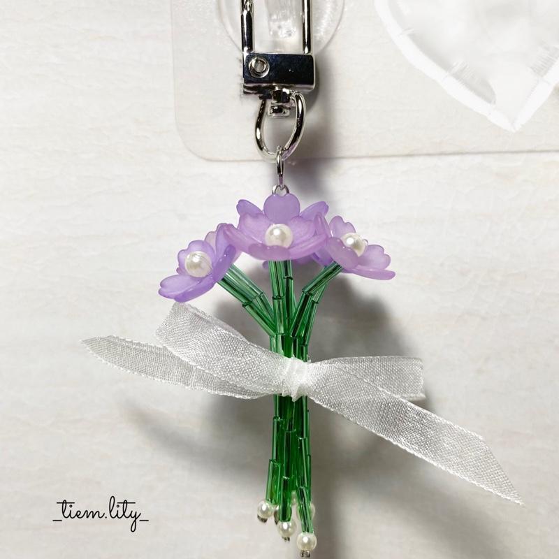 ￼[Tiệm Lity] Móc khoá Bouquet - Móc khoá handmade 4