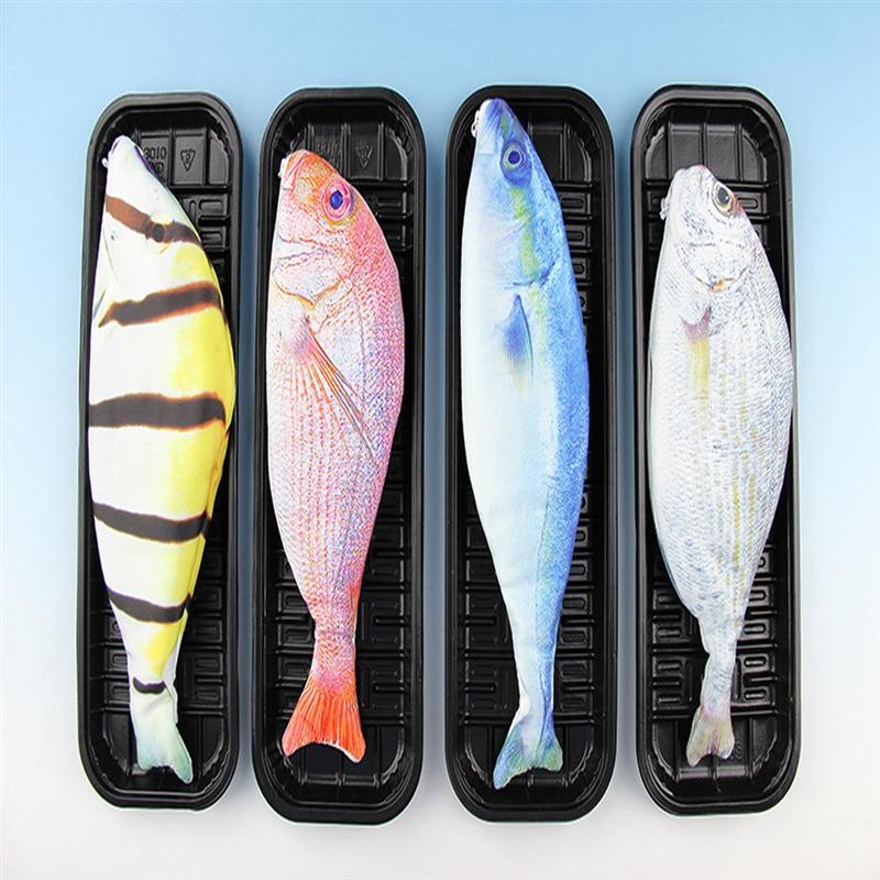 Product Introduction of Hộp Đựng Bút Chì Cá Mô Phỏng, Thiết Kế Dễ Thương, Phong Cách Kawaii Hoạt Hình, Có Khóa Kéo, Dung Tích Lớn, Túi Lưu Trữ Cầm Tay Thích Hợp Cho Văn Phòng Phẩm, Hộp Đựng Bút, Túi Đựng 1