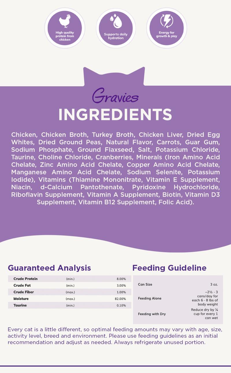 Product Introduction of Wellness Complete Health Gravies Wet Cat Food 3oz 3