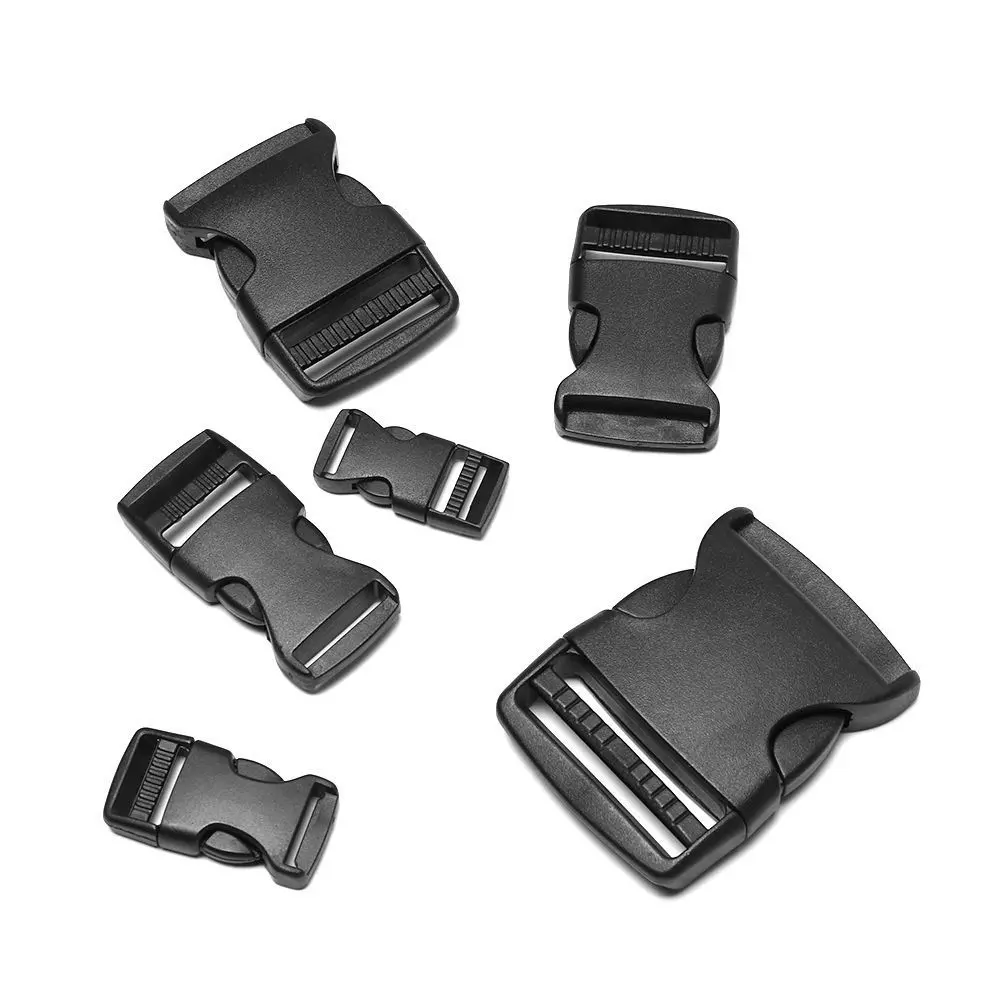 New Plastic Curved Buckle Lock Black Travel Bag Buckles Safety Buckles Outdoor Tool